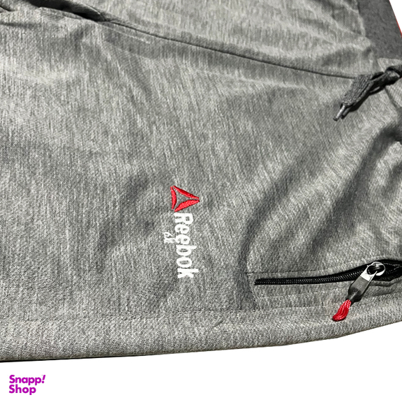 شلوارک راحتی مردانه طرح Reebok رنگ طوسی روشن