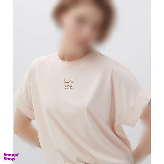 تیشرت کراپ زنانه آستین کیمونو رزرود رنگ سبز تیره