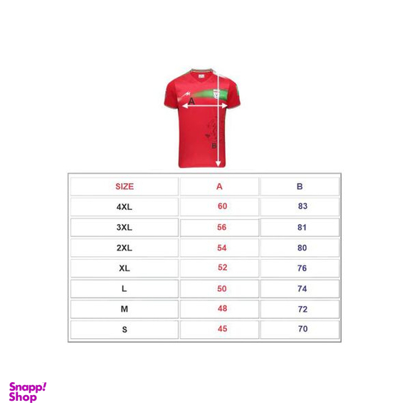 تیشرت ورزشی مردانه مروژ (Merooj) مدل ایران کد Away 2022