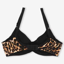 سوتین نخی فنردار آداک (Adak) طرح پلنگی کد 707 رنگ کرم