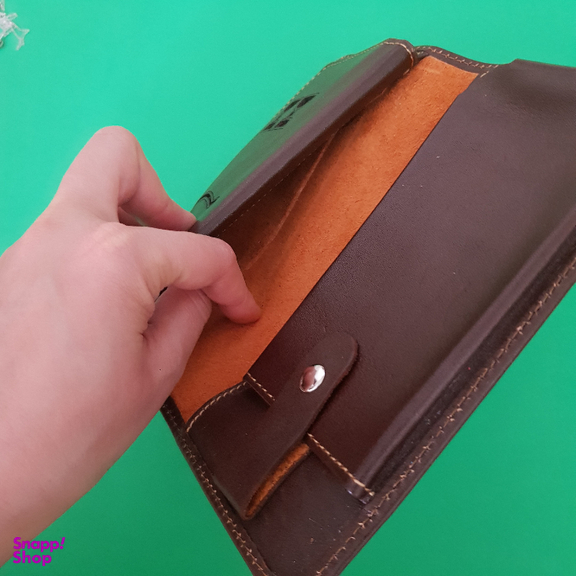 کیف پول مردانه طرح چرم ساده