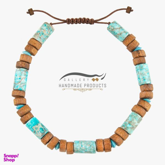 دستبند مردانه ریسه گالری (Ri3 Gallery) مدل کمپ هفت سنگ 1452