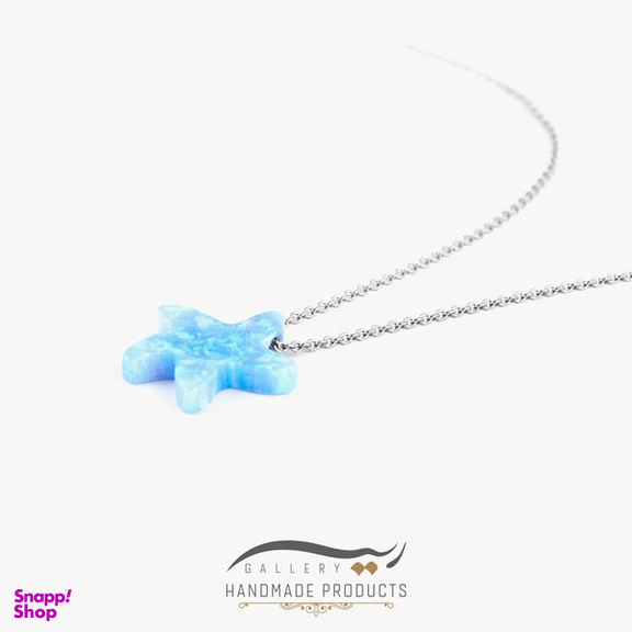 گردنبند نقره زنانه ریسه گالری (Ri3 Gallery) مدل اوپال ستاره دریایی 5270