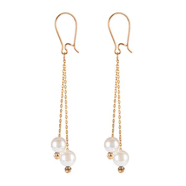 گوشواره طلا 18 عیار زنانه ریسه گالری (Ri3 Gallery) مدل لیونا 3083