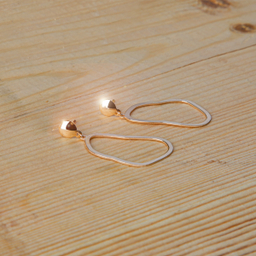 گوشواره طلا 18 عیار زنانه ریسه گالری (Ri3 Gallery) مدل 3045