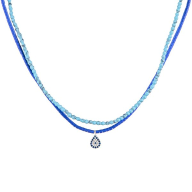 گردنبند نقره زنانه ریسه گالری (Ri3 Gallery) مدل دریا 5260