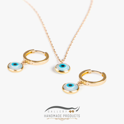 نیم ست طلا 18 عیار زنانه ریسه گالری (Ri3 Gallery) مدل 5060-3042