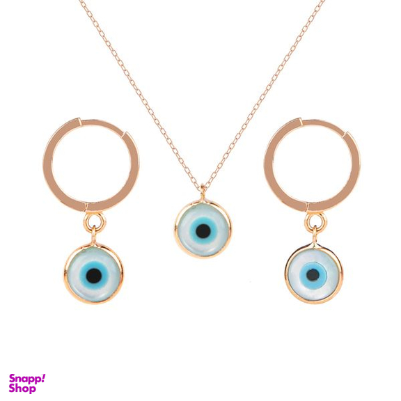 نیم ست طلا 18 عیار زنانه ریسه گالری (Ri3 Gallery) مدل 5060-3042
