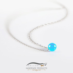 گردنبند نقره زنانه ریسه گالری (Ri3 Gallery) مدل گوی اوپال ایسلند 5285