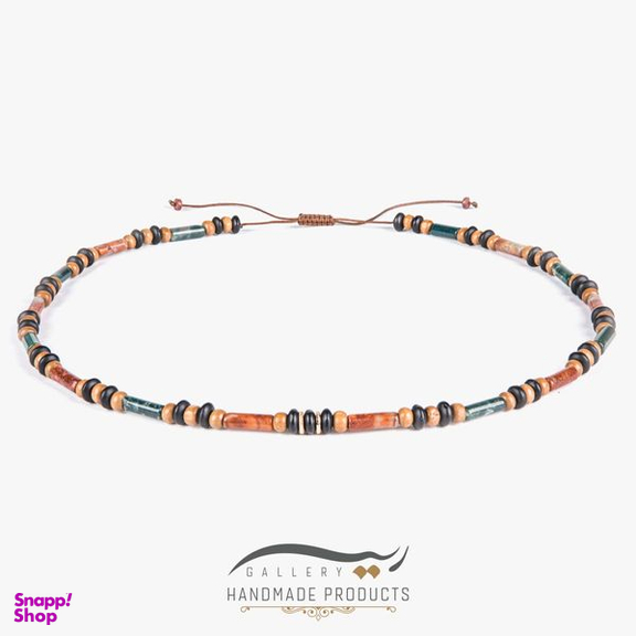 گردنبند طلا مردانه ریسه گالری (Ri3 Gallery) مدل یشم کد 5242