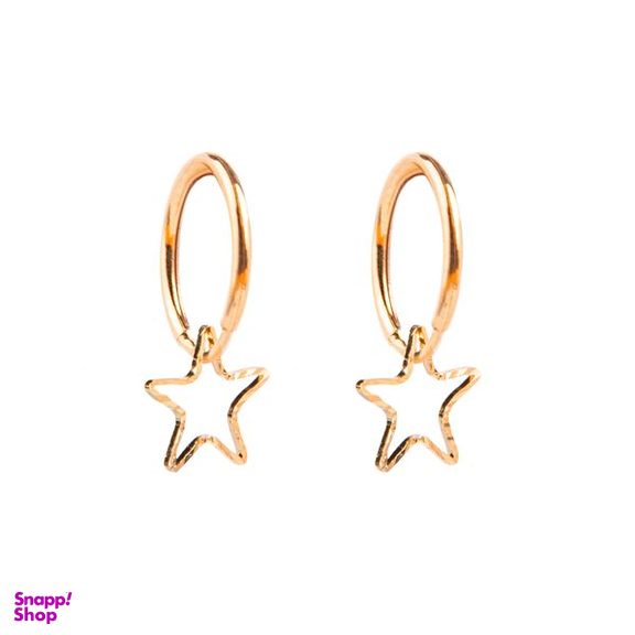 گوشواره طلا 18 عیار زنانه ریسه گالری (Ri3 Gallery) مدل ستاره 3086