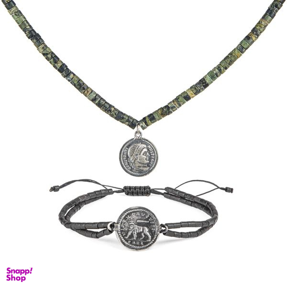 نیم ست نقره مردانه ریسه گالری (Ri3 Gallery) مدل بیزانس 1397-5199