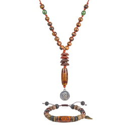 نیم ست نقره مردانه ریسه گالری (Ri3 Gallery) مدل تبتی 1410-5248