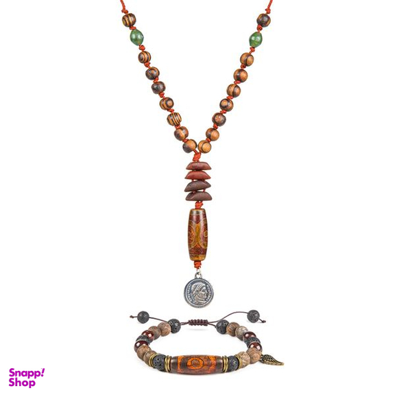 نیم ست نقره مردانه ریسه گالری (Ri3 Gallery) مدل تبتی 1410-5248