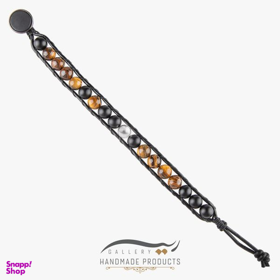 دستبند نقره مردانه ریسه گالری (Ri3 Gallery) مدل چشم ببر 1463