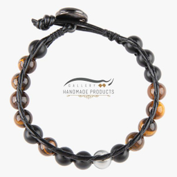 دستبند نقره مردانه ریسه گالری (Ri3 Gallery) مدل چشم ببر 1463