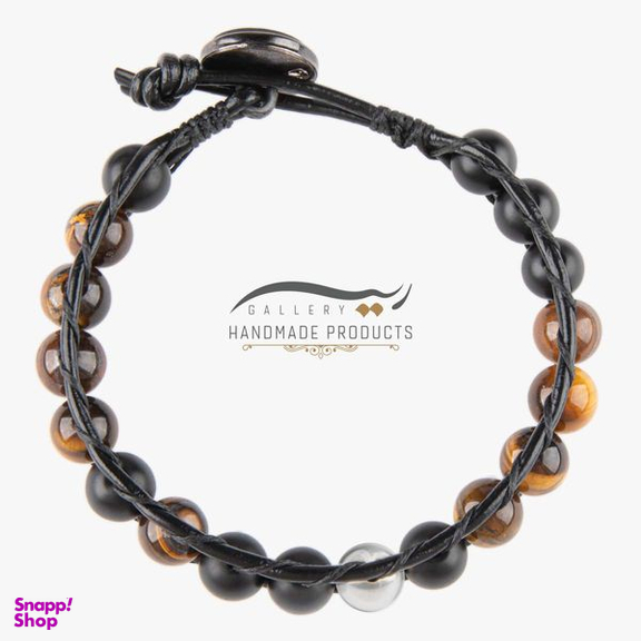 دستبند نقره مردانه ریسه گالری (Ri3 Gallery) مدل چشم ببر 1463