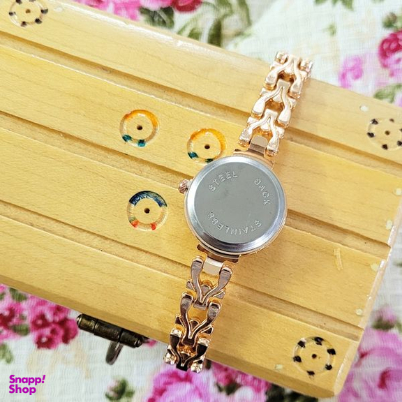 ساعت مچی عقربه ای زنانه والار (Walar) مدل بند گندمی کد 05