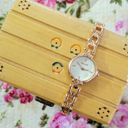 ساعت مچی عقربه ای زنانه والار (Walar) مدل بند گندمی کد 05
