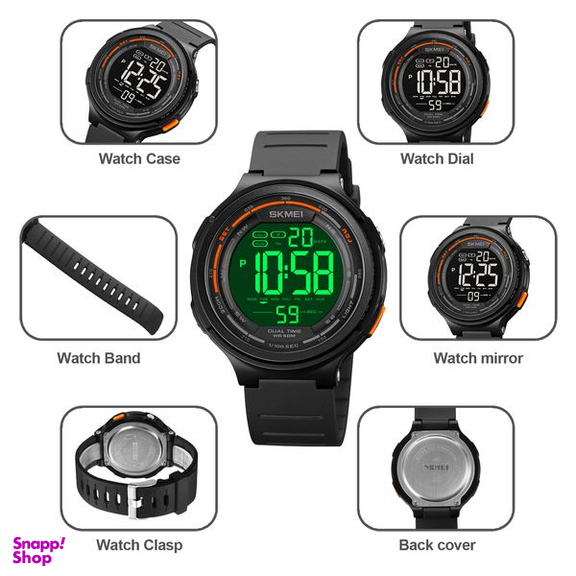 ساعت مچی دیجیتال مردانه اسکمی (Skmei) مدل 1841 BK