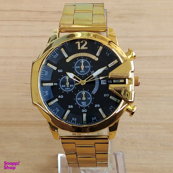 ساعت مچی عقربه‌ای مردانه مدل بندفلزی کد 444 شاخدار