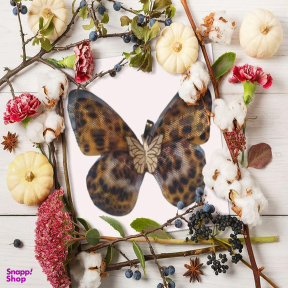 آویز گردنبند طلا 18 عیار زنانه مدل پروانه کد K42