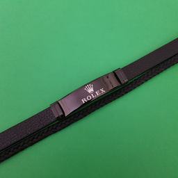 دستبند چرم مردانه دو رج طرح Rolex