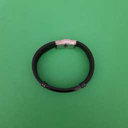 دستبند چرم مردانه دو رج طرح Rolex