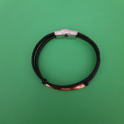 دستبند چرم مردانه مدل Omega