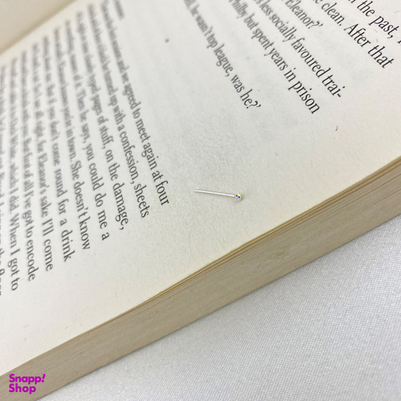 پیرسینگ بینی زنانه مدل تک نگین کد P4178