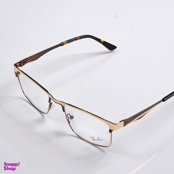 فریم عینک طبی طرح برند Rayban کد 61945 رنگ فریم قهوه‌ای