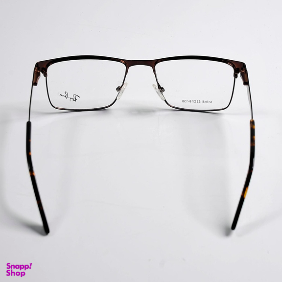 فریم عینک طبی طرح برند Rayban کد 61945 رنگ فریم قهوه‌ای