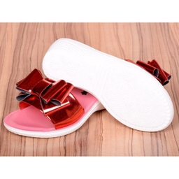 دمپایی نوزاد پاپا (Papa) مدل پاپیون هولوگرامی کد R.D.3.0.5.6