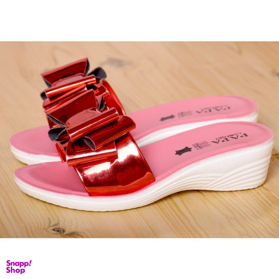 دمپایی نوزاد پاپا (Papa) مدل پاپیون هولوگرامی کد R.D.3.0.5.6