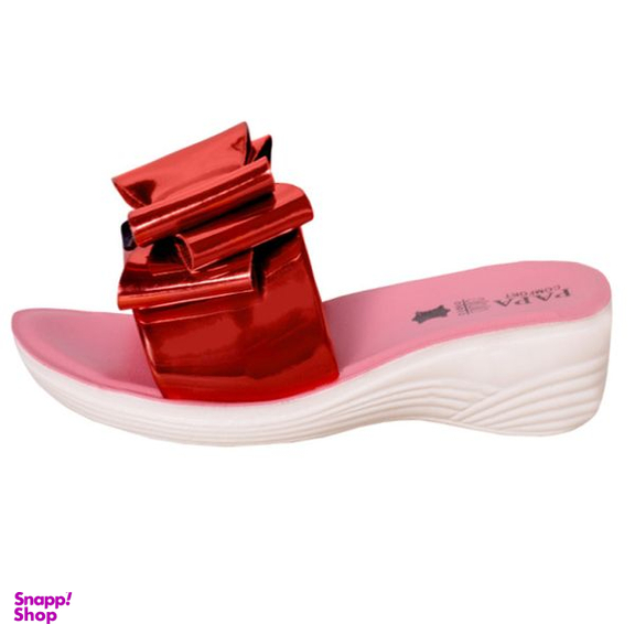 دمپایی نوزاد پاپا (Papa) مدل پاپیون هولوگرامی کد R.D.3.0.5.6