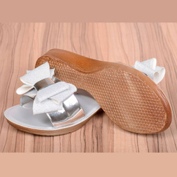 دمپایی نوزاد پاپا (Papa) مدل پاپیون هولوگرامی کد S.L.V.3.2.6.6