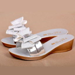 دمپایی نوزاد پاپا (Papa) مدل پاپیون هولوگرامی کد S.L.V.3.2.6.6