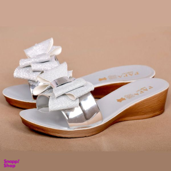 دمپایی نوزاد پاپا (Papa) مدل پاپیون هولوگرامی کد S.L.V.3.2.6.6