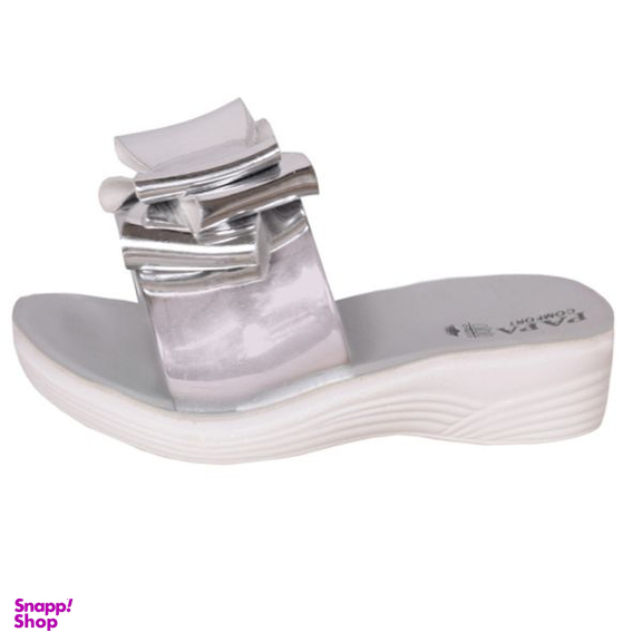 دمپایی نوزاد پاپا (Papa) مدل پاپیون هولوگرامی کد S.L.V.3.0.5.6