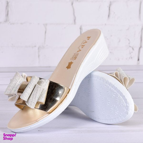 دمپایی نوزاد پاپا (Papa) مدل پاپیون هولوگرامی کد Y.W.3.2.6.6