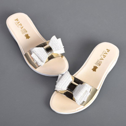 دمپایی نوزاد پاپا (Papa) مدل پاپیون هولوگرامی کد Y.W.3.2.6.6