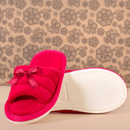 دمپایی حوله ای بچگانه نیکتا (Nikta) مدل پاپیونی کد RD.3261