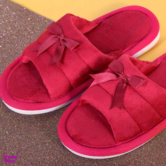 دمپایی حوله ای بچگانه نیکتا (Nikta) مدل پاپیونی کد RD.3261