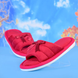 دمپایی حوله ای بچگانه نیکتا (Nikta) مدل پاپیونی کد RD.3261