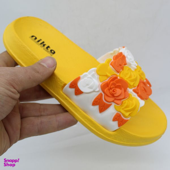 دمپایی نیکتا (Nikta) مدل سه گل YW