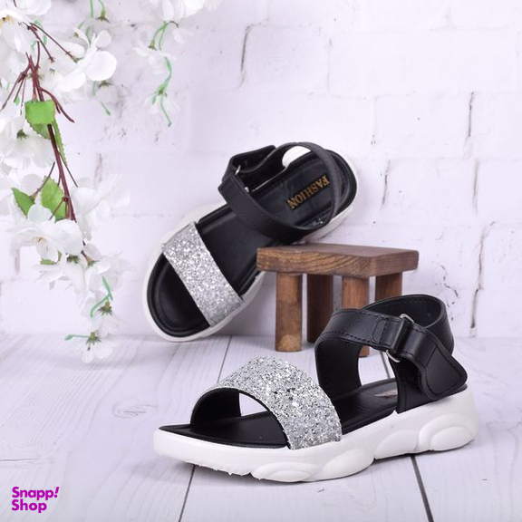 صندل دخترانه پاپا (Papa) مدل سنگی کد SLV.3309