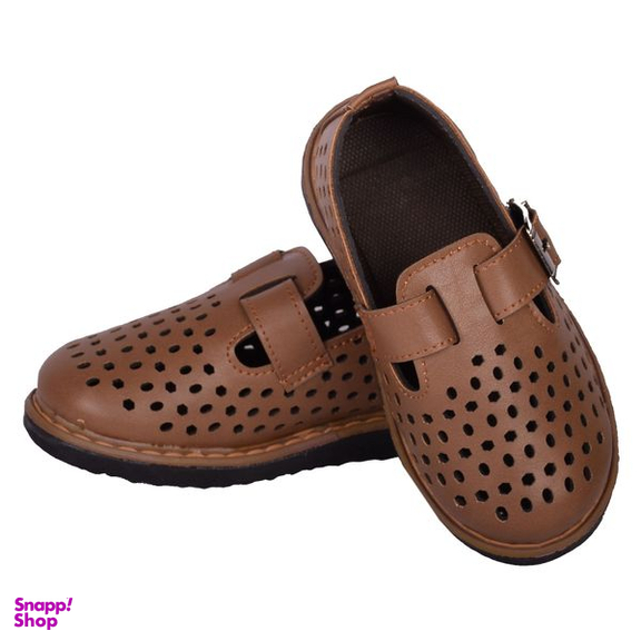 کفش پسرانه کد 3240 رنگ قهوه ای