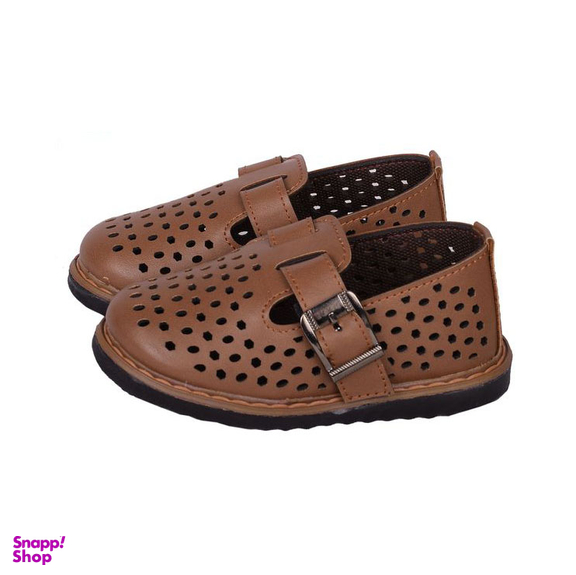 کفش پسرانه کد 3240 رنگ قهوه ای