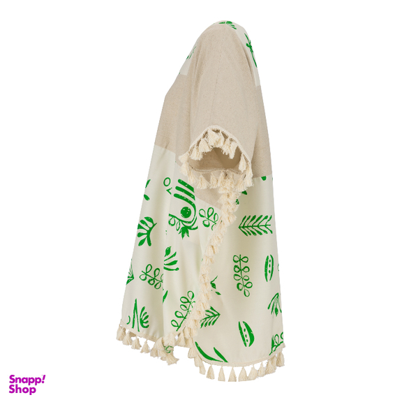 پانچو زنانه السانا مدل جانان کد 1493 رنگ سبز