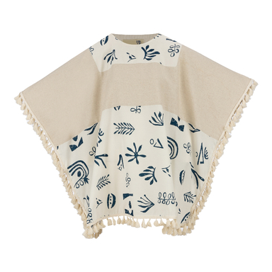 پانچو زنانه السانا (Elsana) مدل جانان کد 1493 رنگ سرمه‌ای